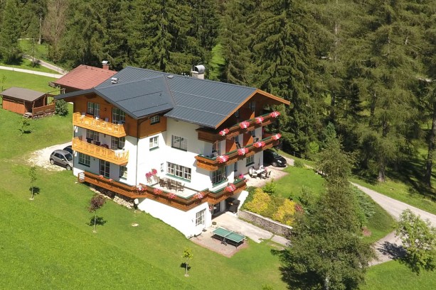 Flugaufnahme Haus Alpenperle